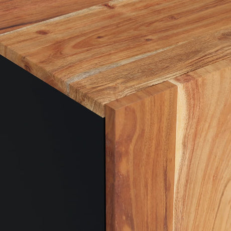 Tv Cabinet 105X33.5X46 Cm Solid Wood Acacia&Engineered Wood