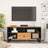 Tv Cabinet 100X33X46 Cm Solid Wood Mango&Engineered Wood