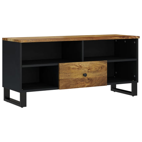 Tv Cabinet 100X33X46 Cm Solid Wood Mango&Engineered Wood