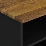 Tv Cabinet 100X33X46 Cm Solid Wood Mango&Engineered Wood