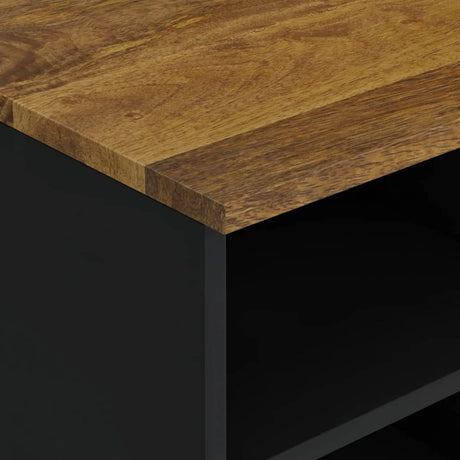 Tv Cabinet 100X33X46 Cm Solid Wood Mango&Engineered Wood