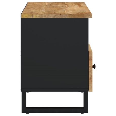 Tv Cabinet 100X33X46 Cm Solid Wood Mango And Engineered Wood