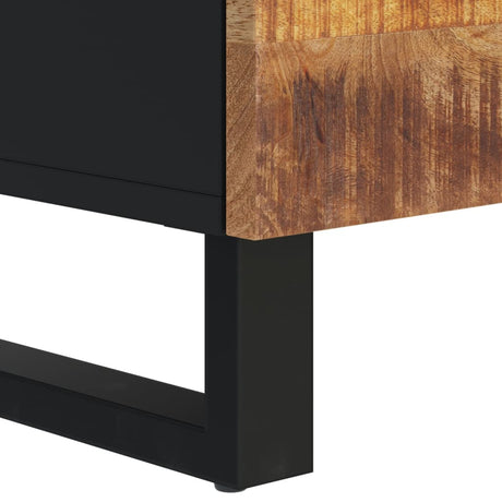 Tv Cabinet 100X33X46 Cm Solid Wood Mango And Engineered Wood