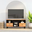 Tv Cabinet 100X33X46 Cm Solid Wood Mango And Engineered Wood