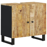 Sink Cabinet 62X33X58 Cm Solid Wood Mango And Engineered Wood