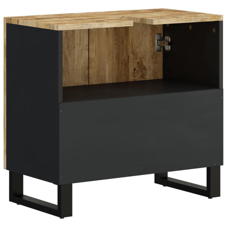 Sink Cabinet 62X33X58 Cm Solid Wood Mango And Engineered Wood
