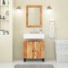 Sink Cabinet 62X33X58 Cm Solid Wood Mango And Engineered Wood