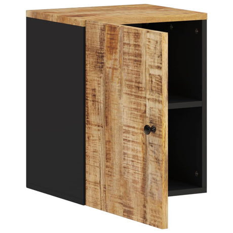 Bathroom Wall Cabinet 38X33X48 Cm Solid Wood Mango