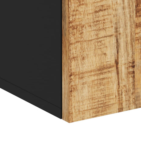 Bathroom Wall Cabinet 38X33X48 Cm Solid Wood Mango