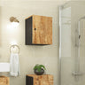 Bathroom Wall Cabinet 38X33X48 Cm Solid Wood Mango