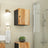 Bathroom Wall Cabinet 38X33X48 Cm Solid Wood Mango