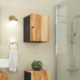 Bathroom Wall Cabinet 38X33X48 Cm Solid Wood Mango