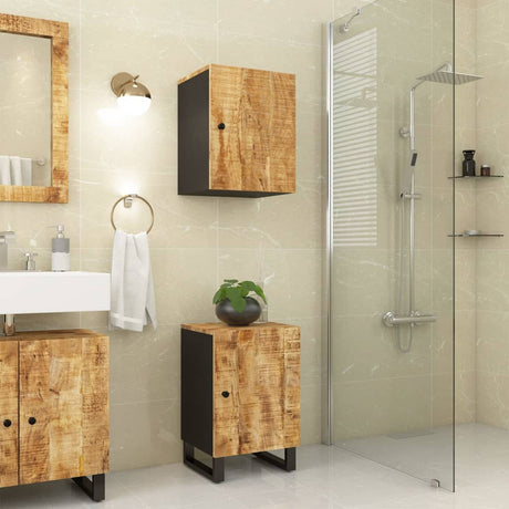 Bathroom Cabinet 38X33X58 Cm Solid Wood Mango