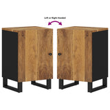 Bathroom Cabinet 38X33X58 Cm Solid Wood Mango