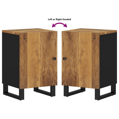 Bathroom Cabinet 38X33X58 Cm Solid Wood Mango