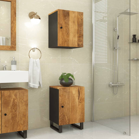 Bathroom Cabinet 38X33X58 Cm Solid Wood Mango