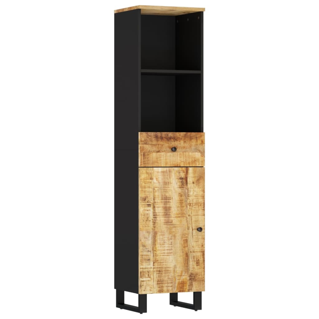 Bathroom Cabinet 38X33X160 Cm Solid Wood Mango
