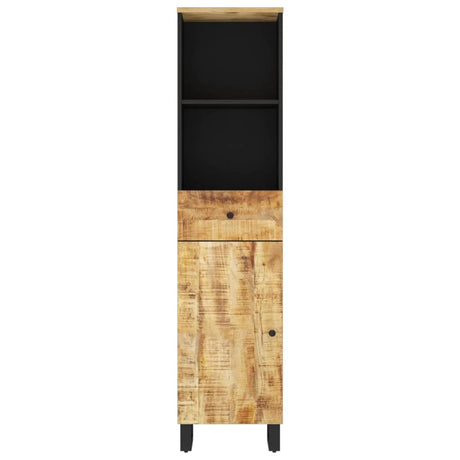 Bathroom Cabinet 38X33X160 Cm Solid Wood Mango
