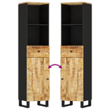 Bathroom Cabinet 38X33X160 Cm Solid Wood Mango