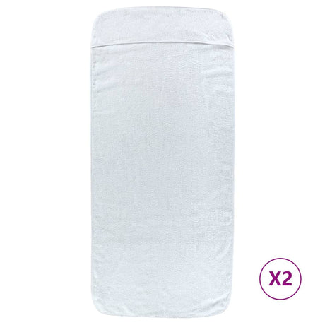 Beach Towels 2 Pcs Fabric 400 Gsm