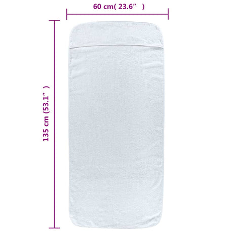 Beach Towels 2 Pcs Fabric 400 Gsm
