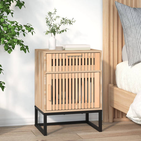 Bedside Cabinets 2 Pcs 40X30X55.5 Cm Engineered Wood&Iron