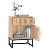 Bedside Cabinets 2 Pcs 40X30X55.5 Cm Engineered Wood&Iron