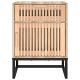 Bedside Cabinets 2 Pcs 40X30X55.5 Cm Engineered Wood&Iron
