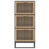 Shoe Cabinet 52X25X120 Cm Engineered Wood