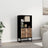 Highboard 60X35X125 Cm Engineered Wood
