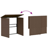Garden Sofa With Table And Cushions L-Shaped Poly Rattan