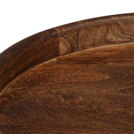 Round Coffee Tables 3 Pcs Solid Wood Mango