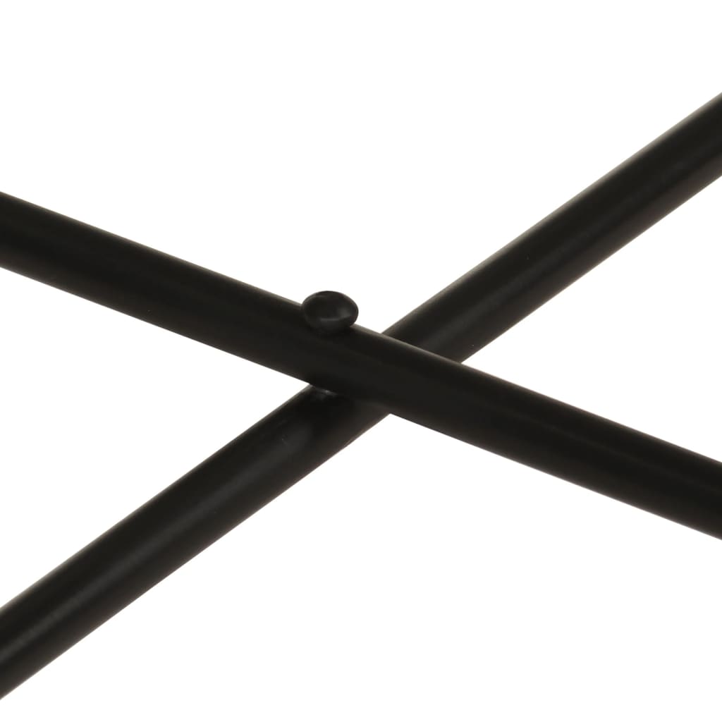 Coffee Tables 2 Pcs Brass And Black Metal