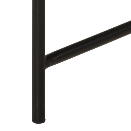 Coffee Tables 2 Pcs Brass And Black Metal