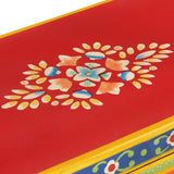 Hand Painted Sideboard 54X30X74 Cm Solid Wood Mango