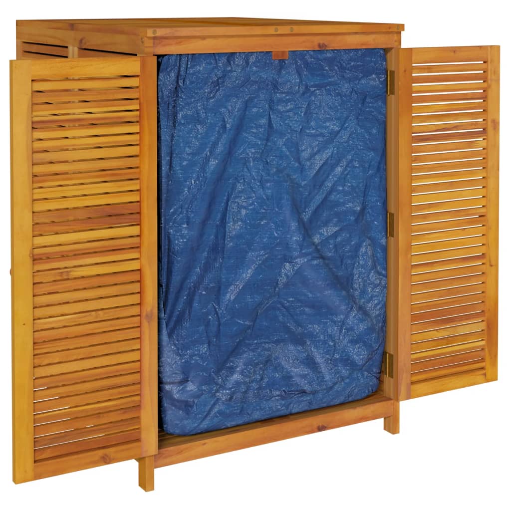 Garden Storage Box Solid Wood Acacia