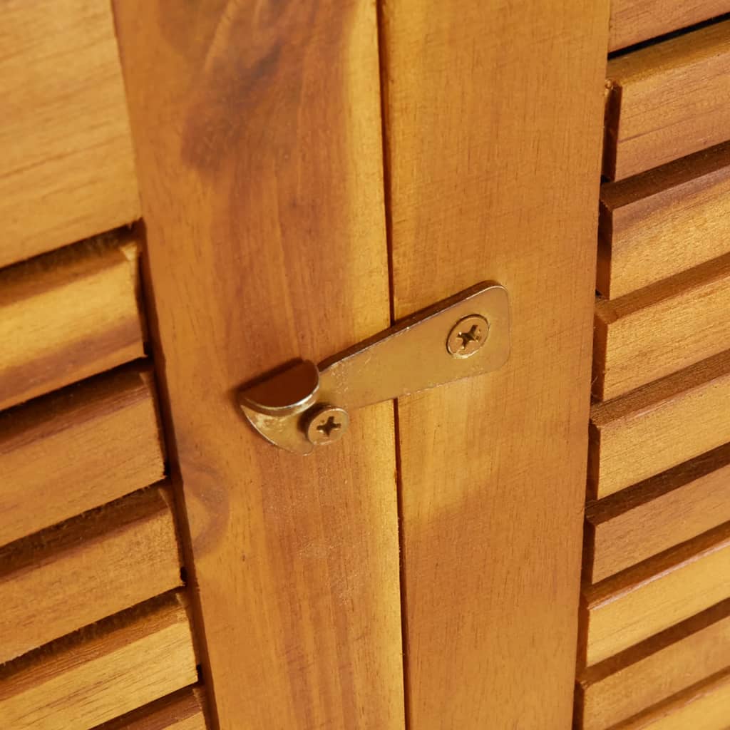 Garden Storage Box Solid Wood Acacia