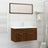 2 Piece Bathroom Furniture Set Engineered Wood
