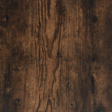 Side Table Smoked Oak 50x26x50 cm Engineered Wood