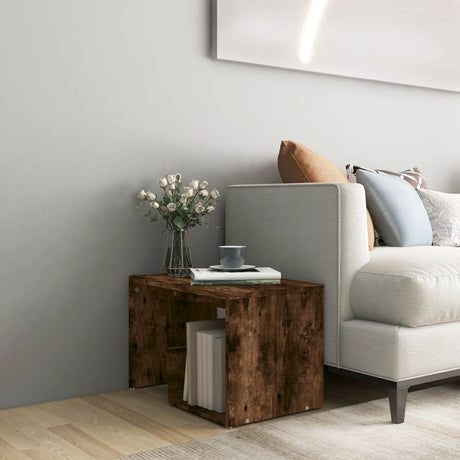 Side Table 59X36X38 Cm Engineered Wood