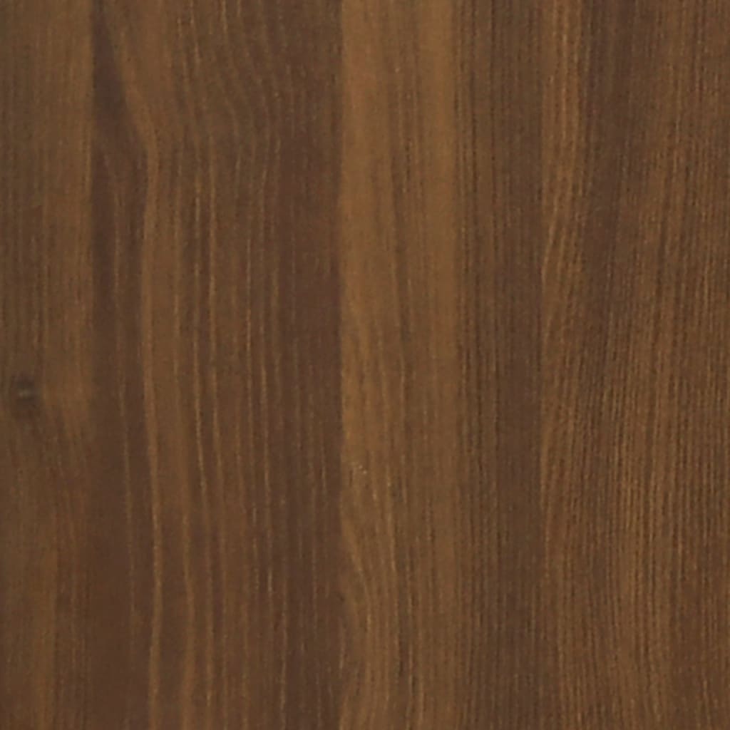 Side Table Brown Oak 59x36x38 cm Engineered Wood