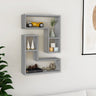 Wall Shelf 2 Pcs 50X15X50 Cm Engineered Wood