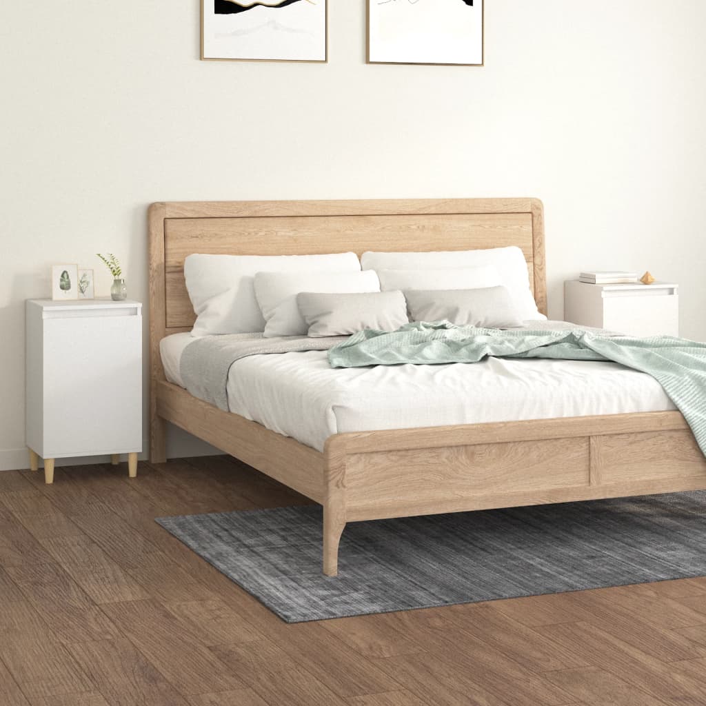 Bedside Cabinets 2 Pcs 40X35X70 Cm Engineered Wood