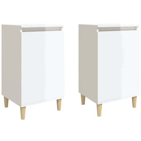 Bedside Cabinets 2 Pcs 40X35X70 Cm Engineered Wood