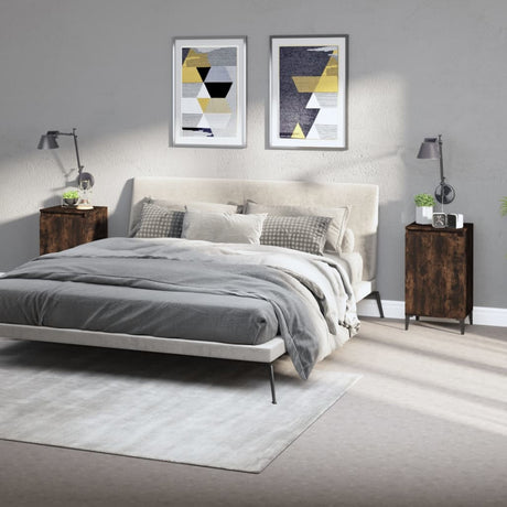 Bedside Cabinet 40X35X70 Cm Engineered Wood