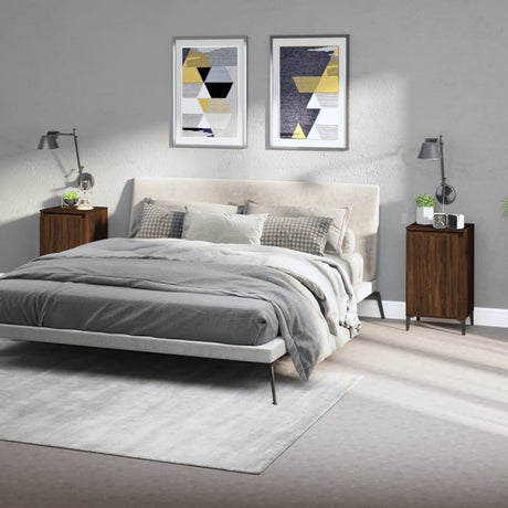 Bedside Cabinet 40X35X70 Cm Engineered Wood