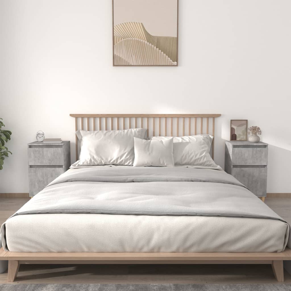 Bedside Cabinets 2 Pcs 40X35X70 Cm