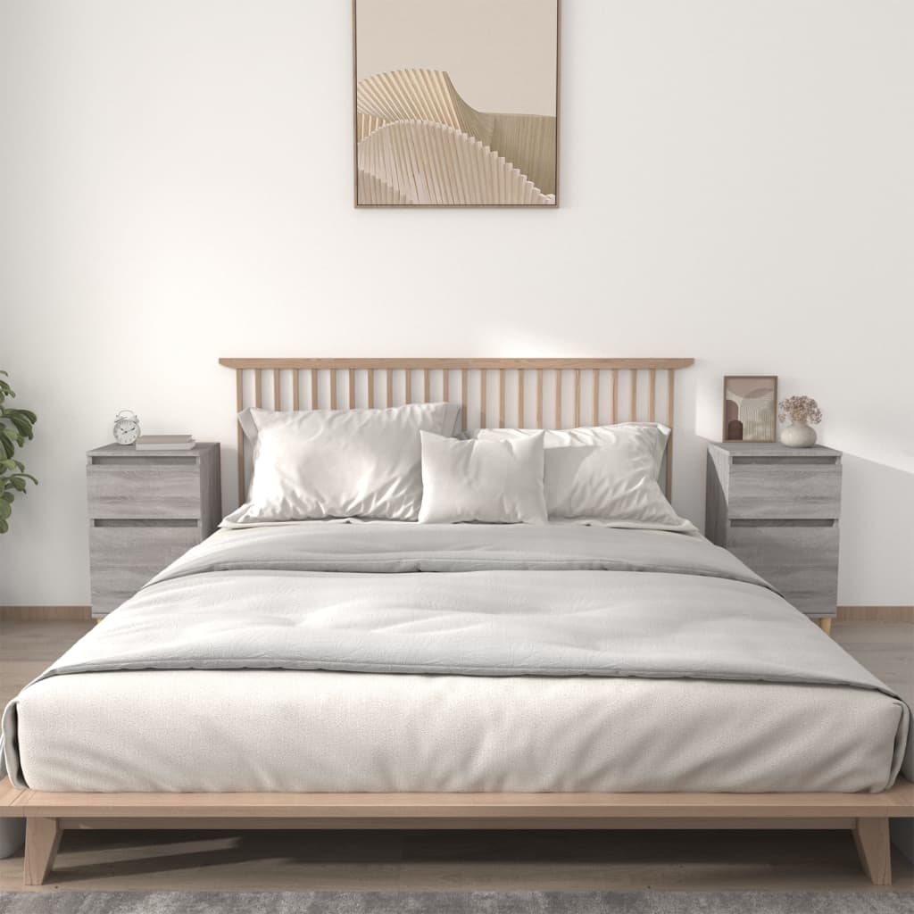 Bedside Cabinets 2 Pcs 40X35X70 Cm