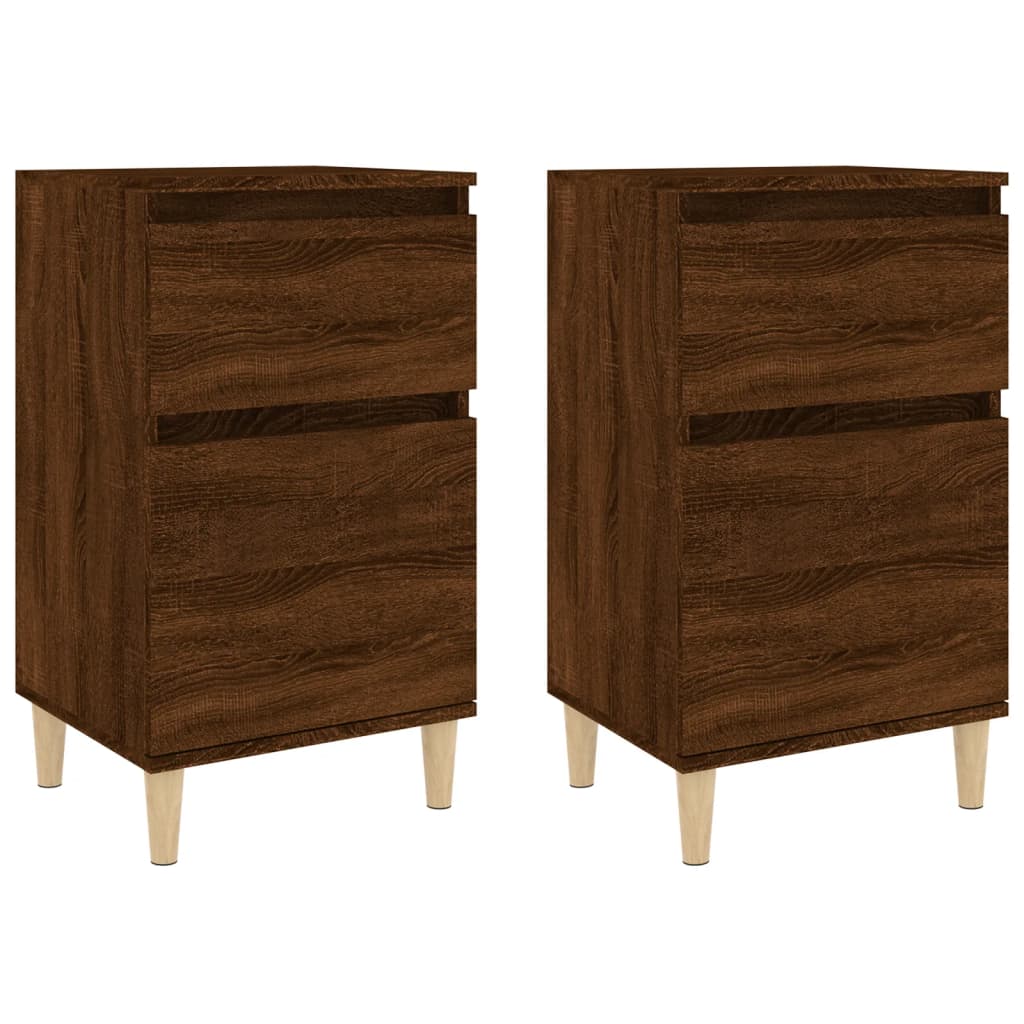 Bedside Cabinets 2 Pcs 40X35X70 Cm