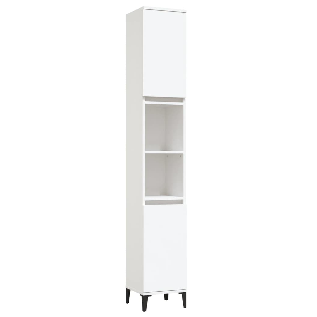 Bathroom Cabinet 30X30X190 Cm Engineered Wood